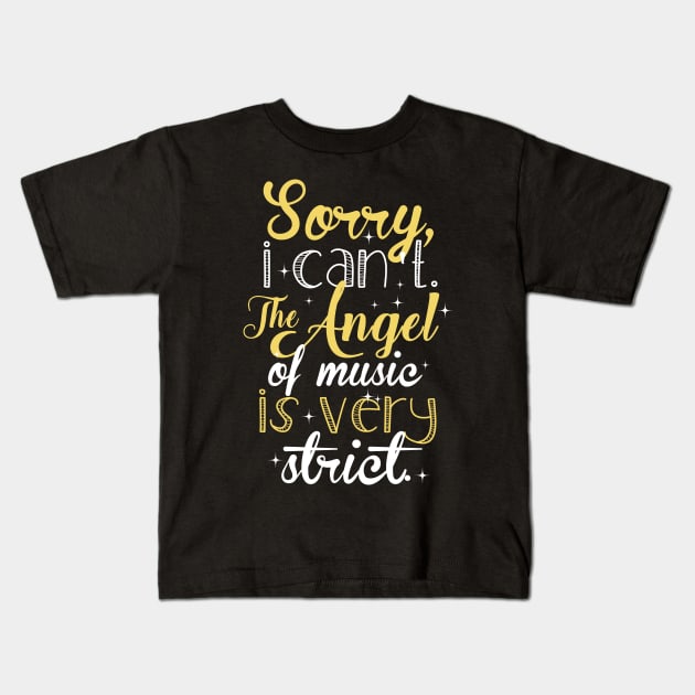 The Angel Of Music.. Kids T-Shirt by KsuAnn